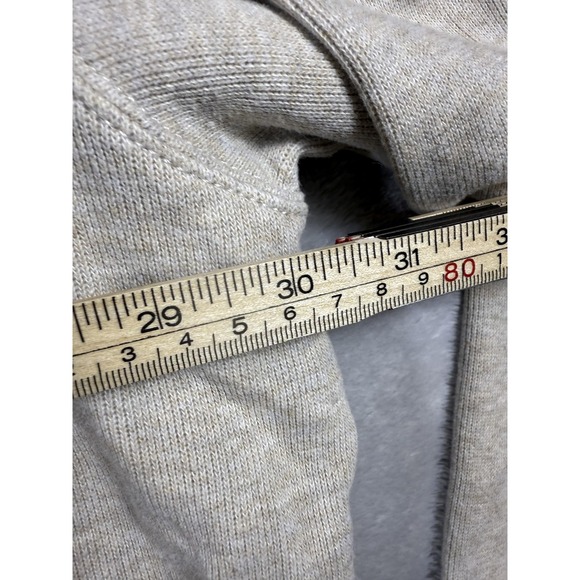 Polo Ralph Lauren Sweater Mens 4XLT Beige Quarter Zip Mock Neck Big Tall - Picture 7 of 8